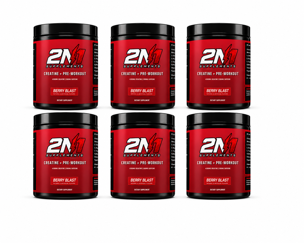 2N1 Pre-Workout + Creatine | Two Supplements, One Serving (200g)