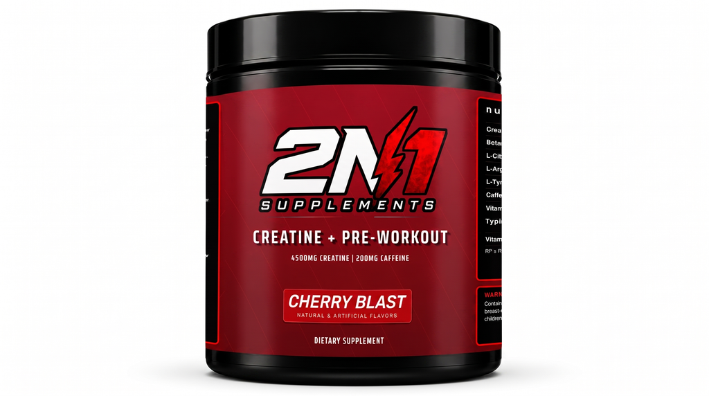 2N1 Pre-Workout + Creatine | Two Supplements, One Serving (200g)